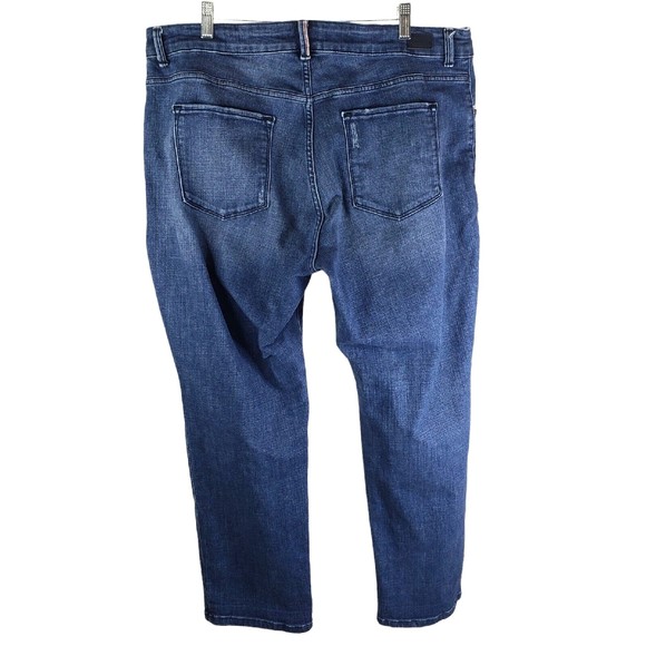 Lee Modern Womens Jeans Size 18W Straight Leg 38x29 Distressed - Picture 3 of 10